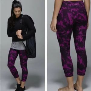 Lululemon Wunder Under Crop II Full-On Luon Sz 4